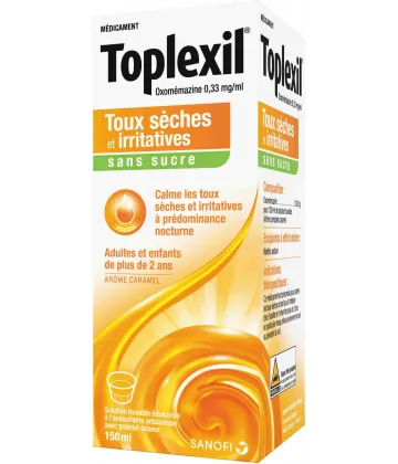Toplexil Sirop Sans Sucre 150 ml